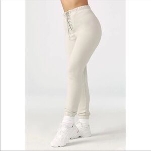Joah Brown Lace Up Jogger Sahara